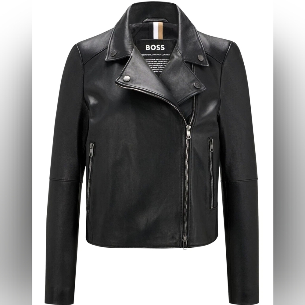 BOSS C_Saleli1 Leather Jacket